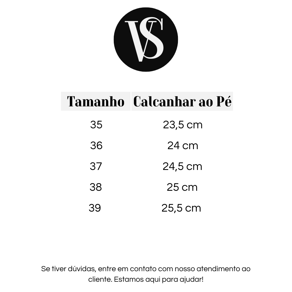 tabela de medidas